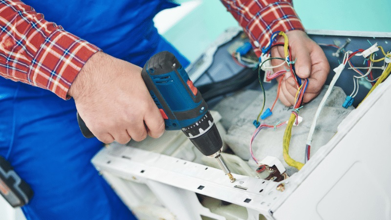 Soma Samsung Samsung çamaşır makinesi kart tamiri – Su almama arızası orijinal parça ile giderildi. - Teknik servis örneği